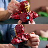 Lego super héros merveille 76327 buste d'iron man mk4
