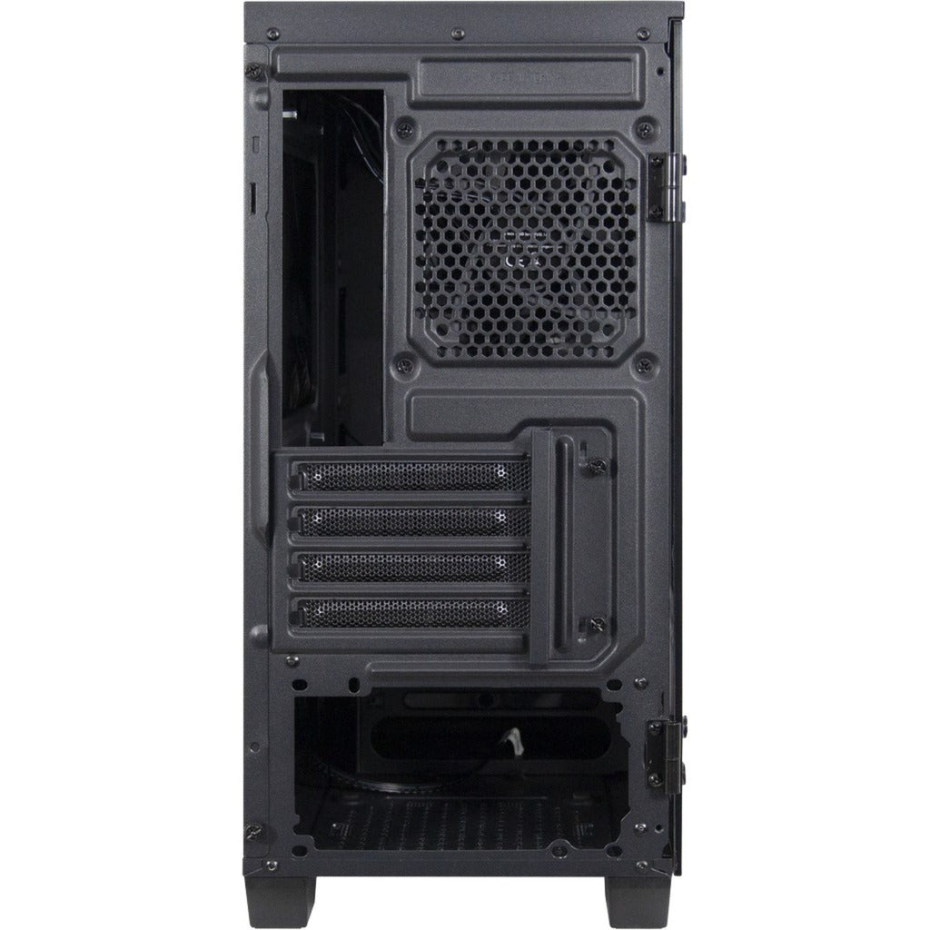 Boîtier tour midi micro Inter-tech x-608 infinity (noir | 1x USB-A | 1x USB-C | RVB | fenêtre)