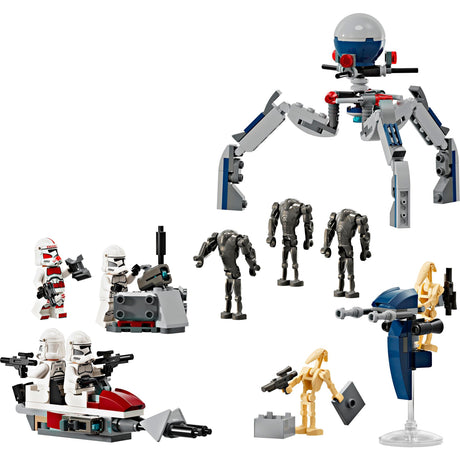 Pack de combat Lego Star Wars Clone Trooper™ Battle Droid™ - 75372