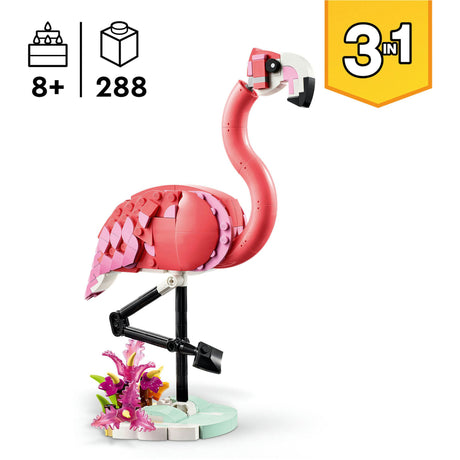 Lego Creator 31170 animaux sauvages flamant rose