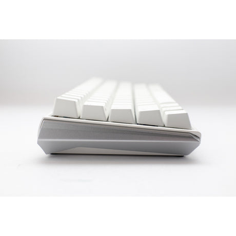 Clavier mécanique mini RVB blanc pur Ducky One 3 classique (blanc, disposition américaine (qwerty), rouge cerise mx, 60 %, LED RVB, pbt double prise, remplaçable à chaud, mécanique charlatan)