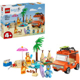 Lego bluey - Le trajet en voiture de Bluey jusqu'à la plage, jouet de construction (11202)