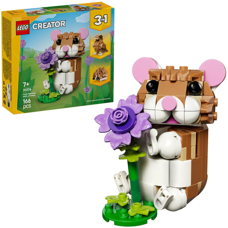Lego Creator 31376 hamster mignon avec fleur