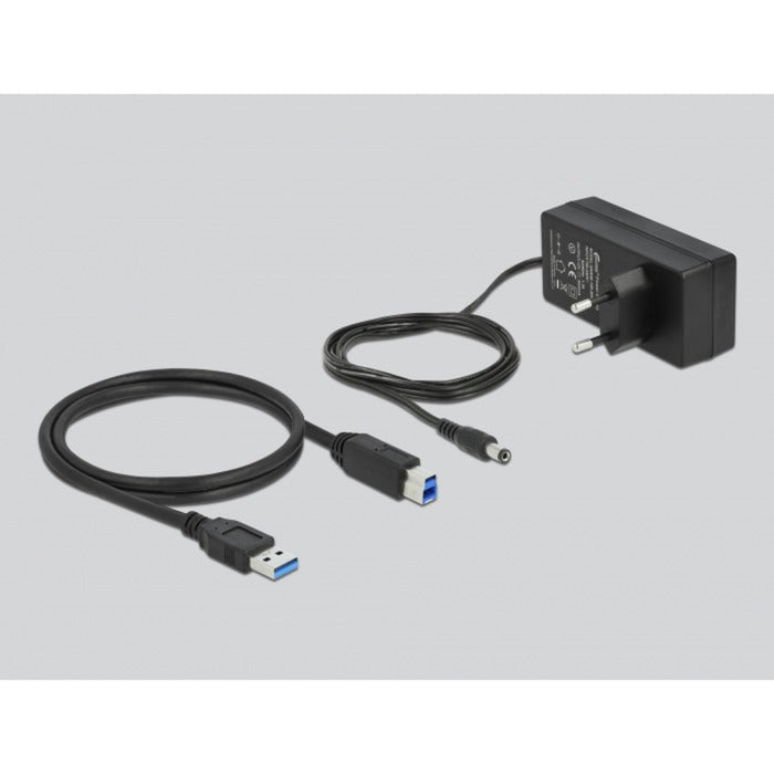 Delock Hub USB 3.2 gen 1 avec hub USB 7 ports (gris)