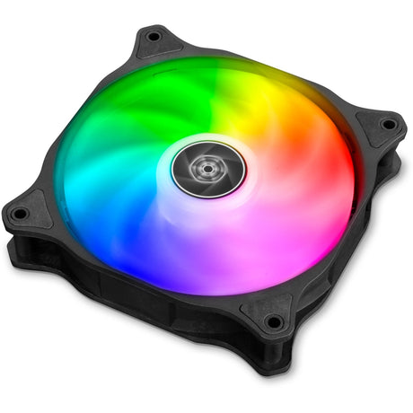 Silverstone Air Blazer 120r RVB Ventilateur de boîtier (Noir, 120 x 25 x 120 mm, PWM)