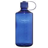 Bouteille d'eau Nalgene à bouche étroite, gourde de 1 litre (bleu clair)