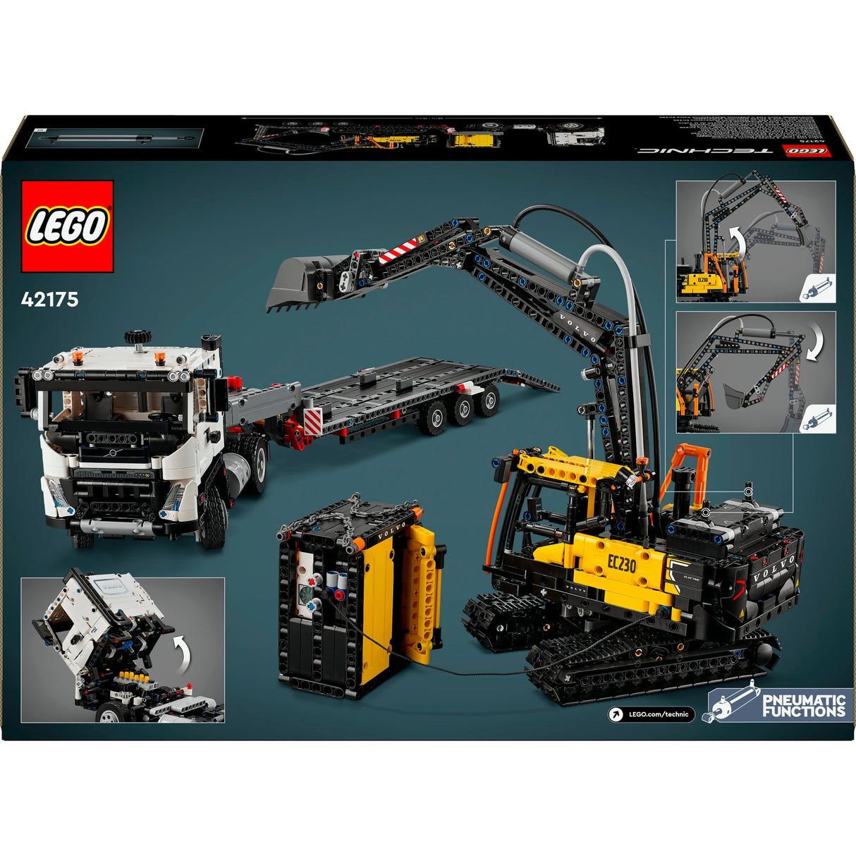 Lego technic 42175 Volvo FMX Truck EC230 Pelle électrique