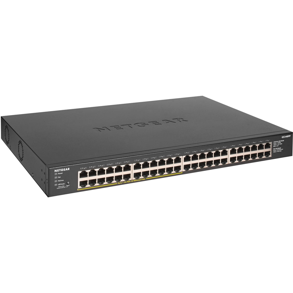 Commutateur Netgear gs348pp