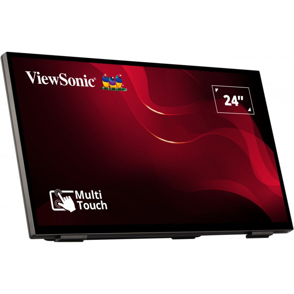 Moniteur tactile sans cadre Viewsonic avec PCAP 24 10 points (noir, HDMI, DisplayPort, VGA)