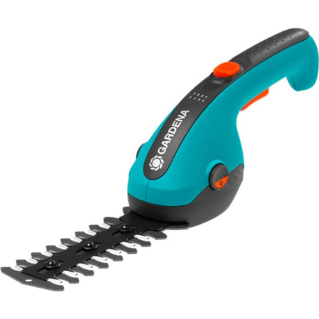 Cisaille à gazon et à arbustes sans fil Gardena Classiccut Li (noir turquoise, avec batterie Li-ion 2,5 Ah)