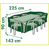 Couverture de meubles de jardin nature pour les chaises et les tables