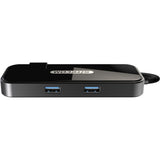Adaptateur Sitecom USB-C vers HDMI + Gigabit LAN (noir)