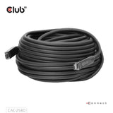 Câble USB-C complet Club 3D, 15 m (noir, 8k60hz 10gbps 60w)