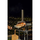 Four à pizza multi-combustible Ooni karu 2 (acier inoxydable noir, pizza 12'', bois, charbon de bois et gaz)