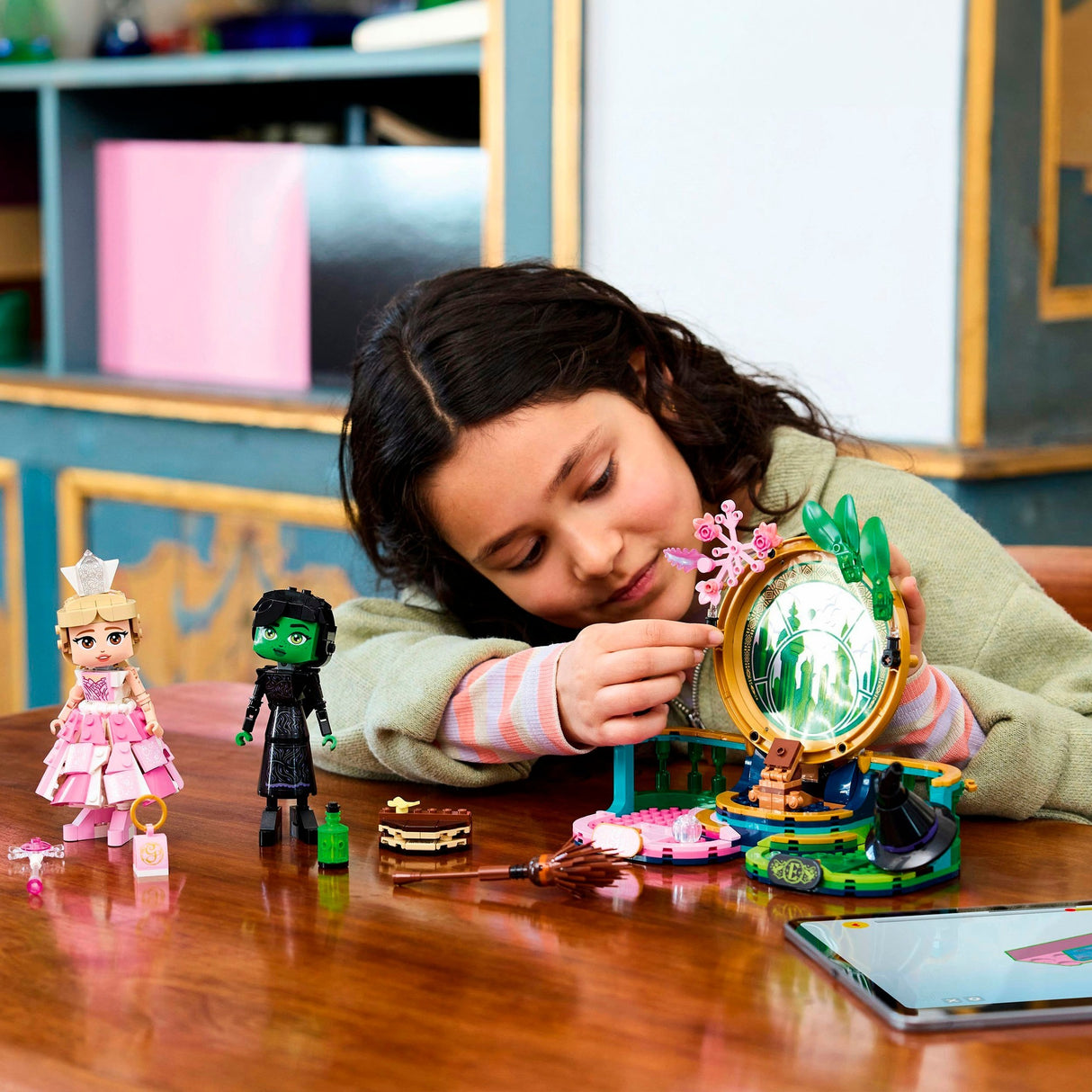Lego 75682 figurines méchantes Elphaba et Glinda