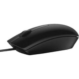 Souris optique Dell-ms116 (noire, 1000 dpi)