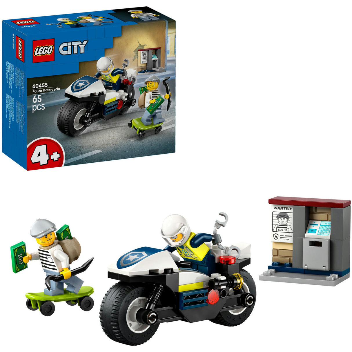 Lego city 60455 poursuite en moto par la police