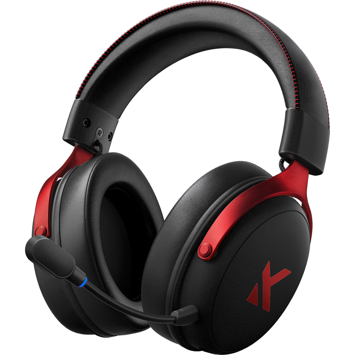 Casque de jeu supra-auriculaire sans fil Mchose v9 pro (noir rouge, ordinateur portable, smartphone, commutateur Playstation, Bluetooth filaire 2,4 g type-c)