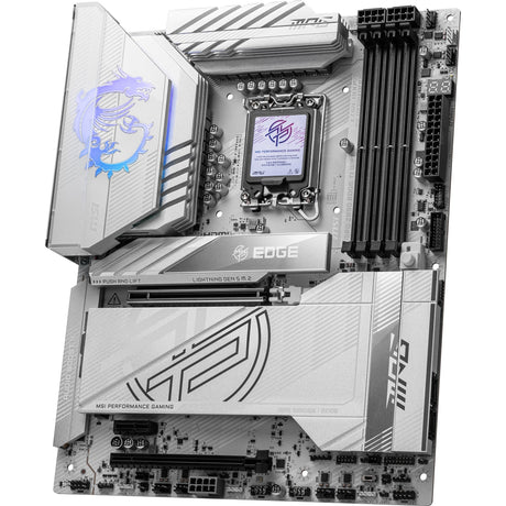Carte mère MSI MPG Z890 Edge Ti WiFi Socket 1851 (RAID, 5 Go-LAN, WLAN, BT, Son, ATX)