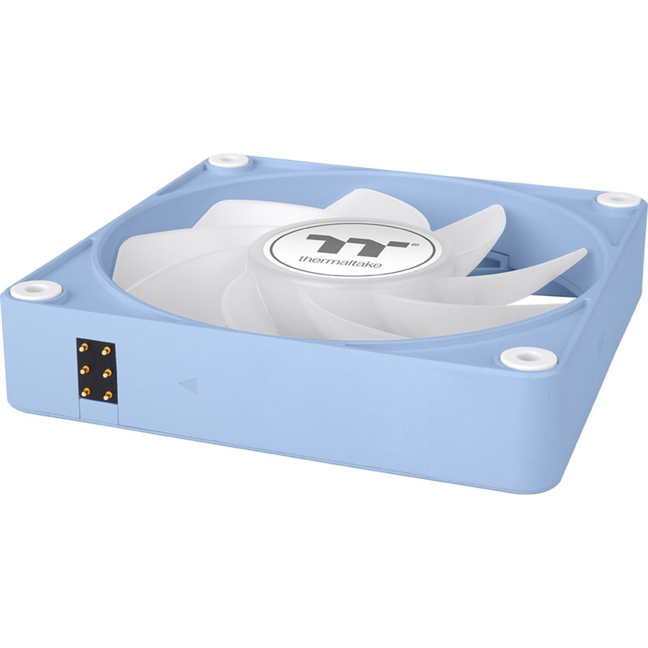 Thermaltake ct120 ex reverse argb sync pc cooling fan hydrangea blue (3-fan pack) case fans (lichtblauw, 3 stuks, 120 x 120 x 25 mm, pwm)