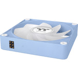 Thermaltake ct120 ex reverse argb sync pc cooling fan hydrangea blue (3-fan pack) case fans (lichtblauw, 3 stuks, 120 x 120 x 25 mm, pwm)