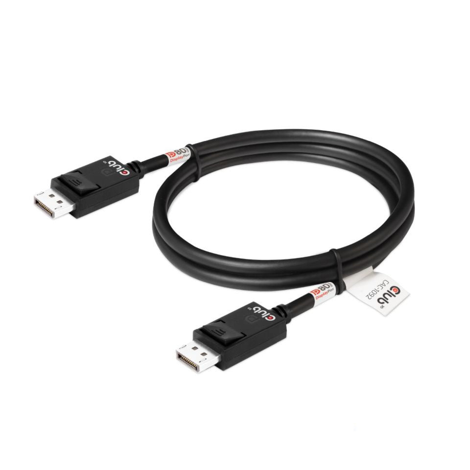 Club 3D DisplayPort 2.1 bidirectionnel certifié Vesa DP80