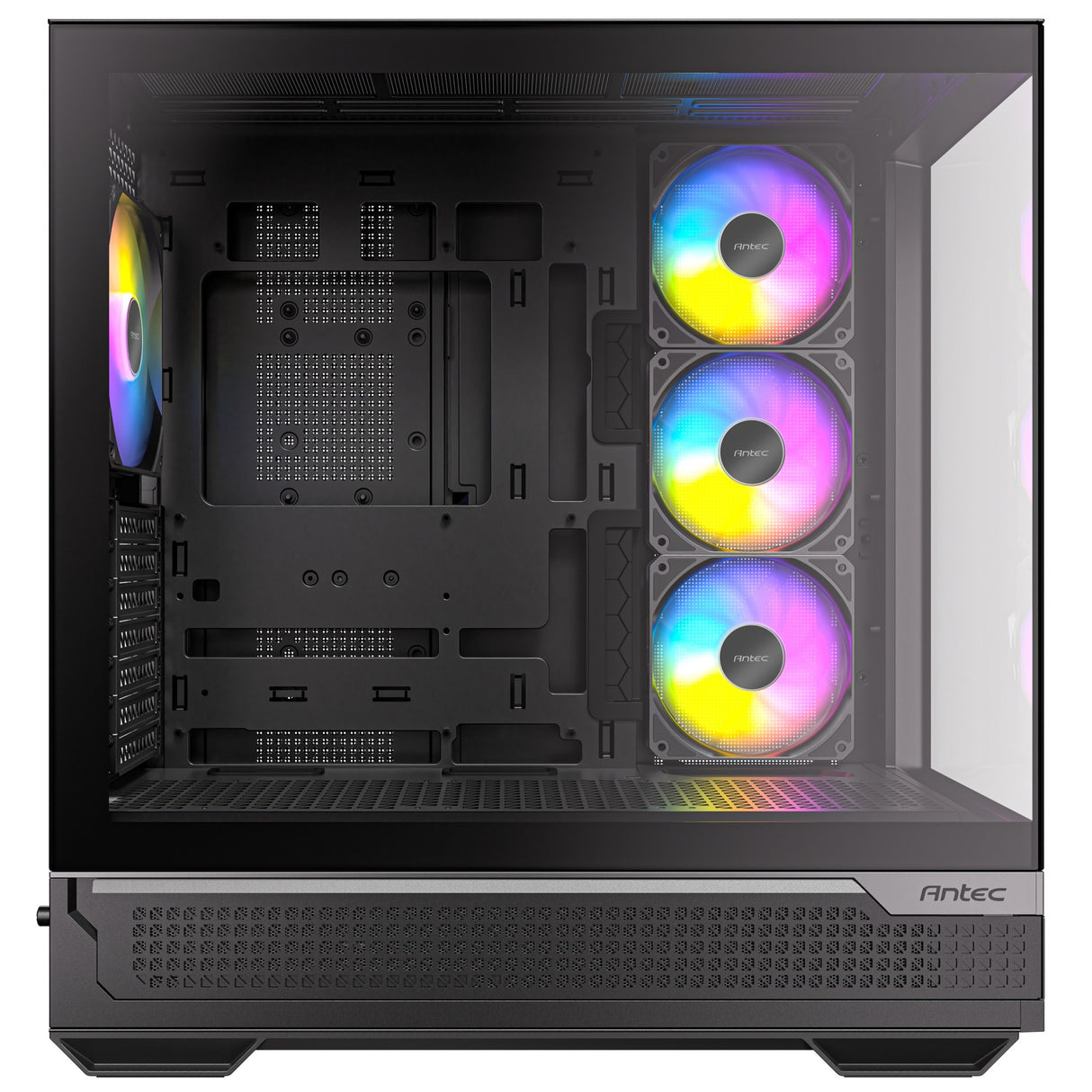 Boîtier tour midi Antec c7 argb (noir | 2x USB-A | 1x USB-C | verre trempé)
