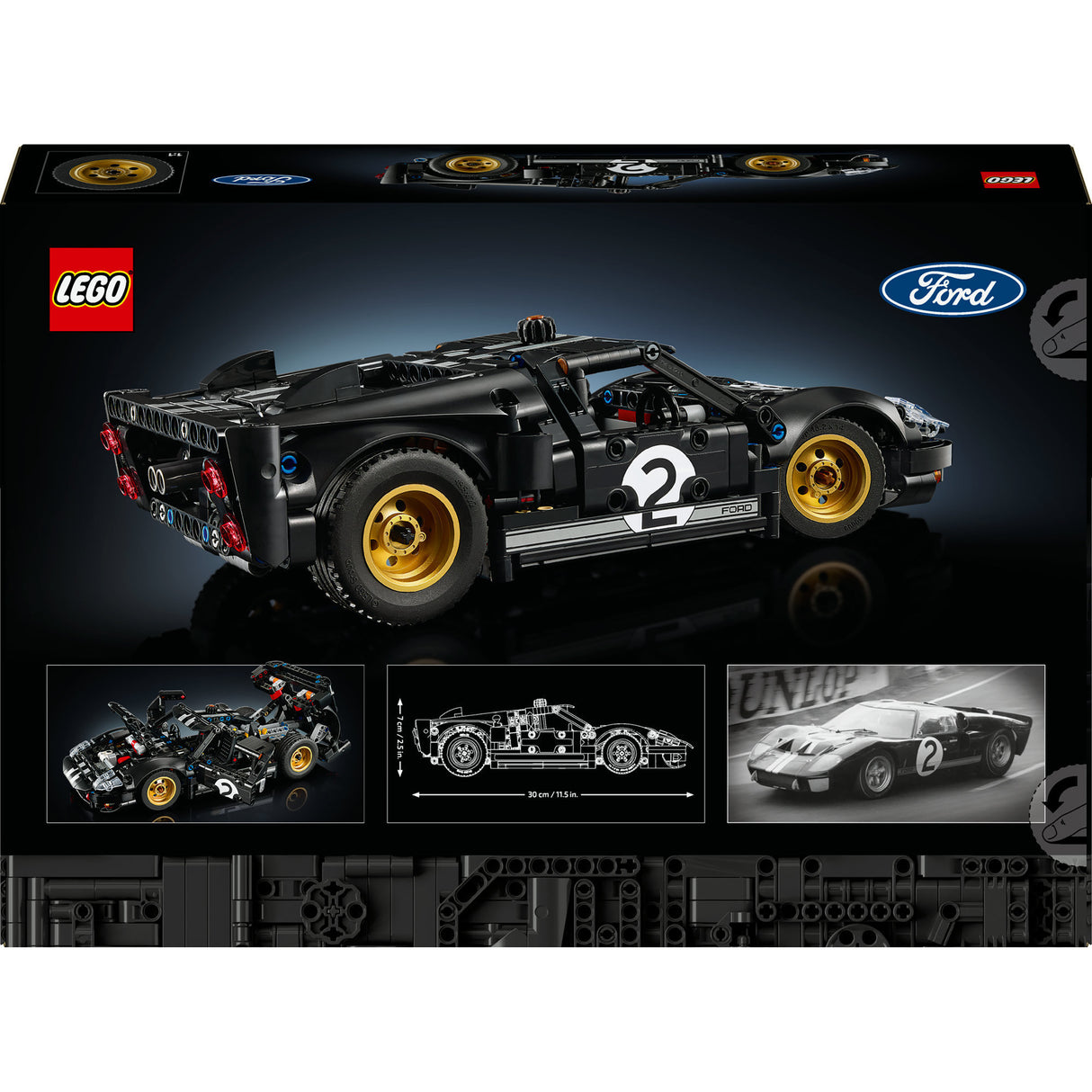Lego technic 42223 1966 voiture de course Ford GT40 Mkii
