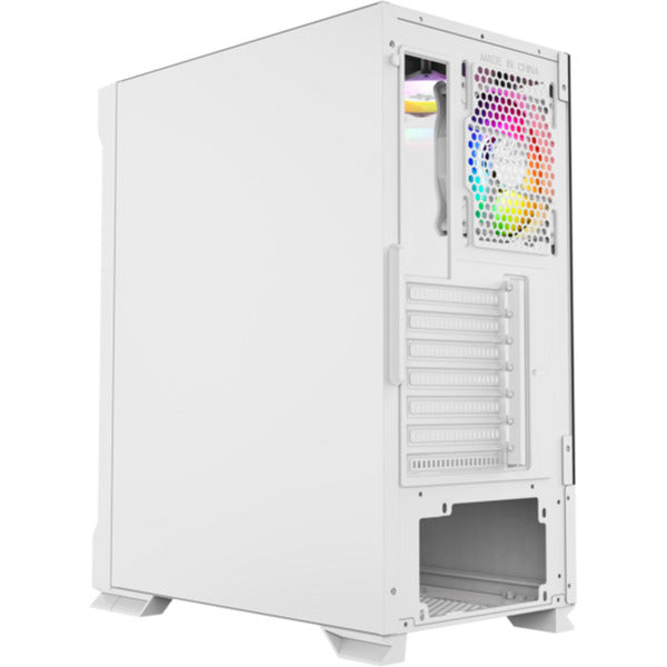 Boîtier tour midi en maille Xyz PC Gear Airone 300-X (blanc | 1x USB-A | 1x USB-C | Verre trempé)