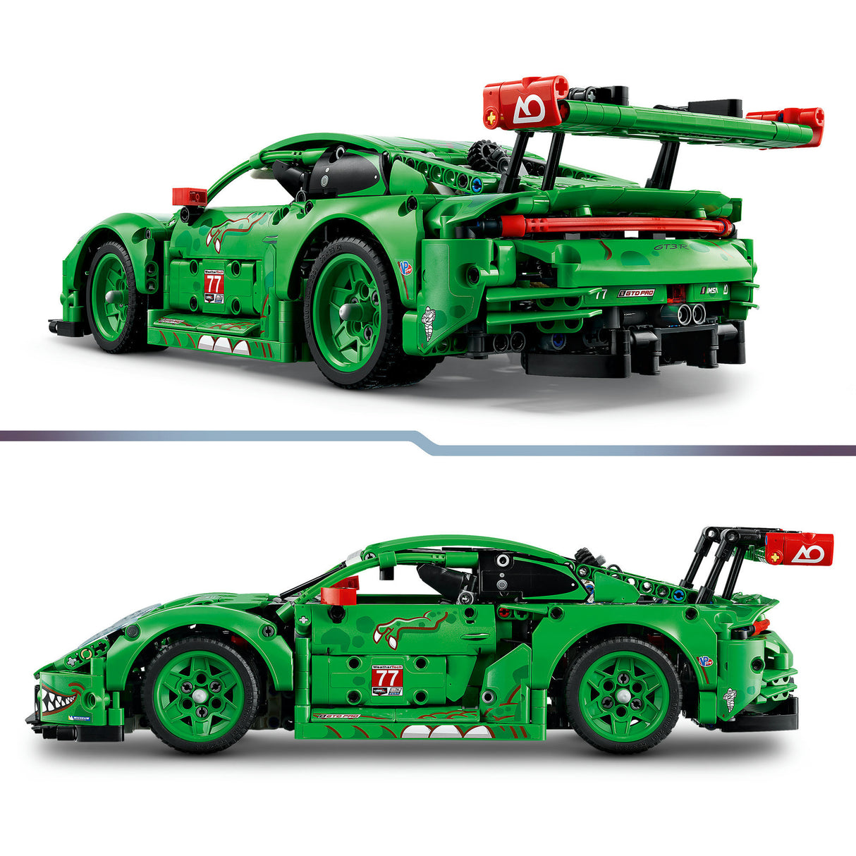 Lego technic 42224 porsche 911 gt3 r rexy ao voiture de course