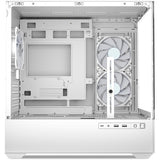 Boîtier mini tour Sharkoon mk6 rgb (blanc | 2x usb-a | 1x usb-c | rgb | verre trempé)