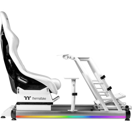 Thermaltake GR500 Racing Simulator Cockpit Snow Racing Simulator (Blanc)