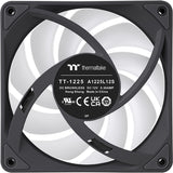 Thermaltake ct120 ex reverse argb sync pc cooling fan (3-fan pack) case fans (zwart, 3 stuks, 120 x 120 x 25 mm, pwm)