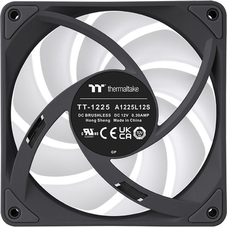 Thermaltake ct120 ex reverse argb sync pc cooling fan (3-fan pack) case fans (zwart, 3 stuks, 120 x 120 x 25 mm, pwm)