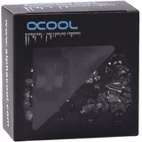 Alphacool eiszapfen pro 13 mm raccord pour tube dur g1 4 - connexion noir profond (noir (mat))