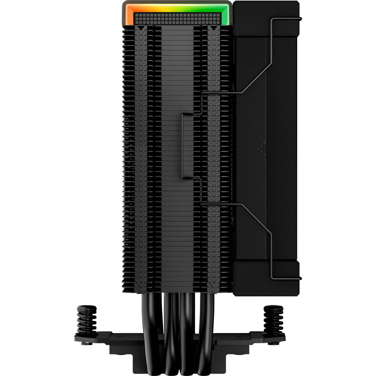 Deepcool AK400 Refroidisseur de processeur RVB numérique (noir, connecteur de ventilateur PWM à 4 broches)