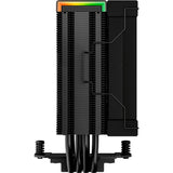 Deepcool AK400 Refroidisseur de processeur RVB numérique (noir, connecteur de ventilateur PWM à 4 broches)