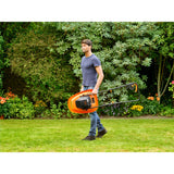 Tondeuse à vol stationnaire Black+decker 1200w, largeur de coupe de 30 cm - bemwh551-qs