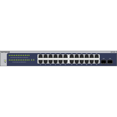 Commutateur Gigabit Netgear 24 ports (gs724tv6)