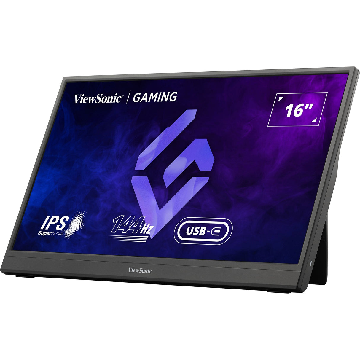 Viewsonic vx1654 moniteur de jeu portable 16 (noir, 1x micro HDMI, USB-C, son, 144 Hz)