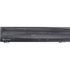 Silverstone milo ml03b boîtier de bureau (noir | 2x USB-A)