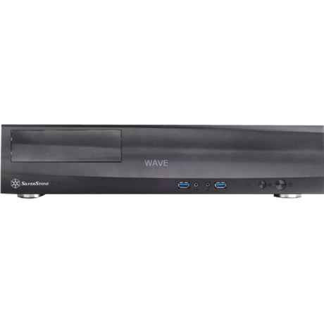 Silverstone milo ml03b boîtier de bureau (noir | 2x USB-A)