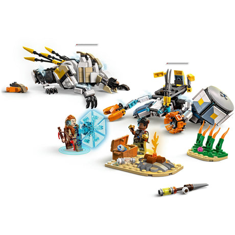 Lego ® Horizon Adventures™ Aloy et Varl contre le marcheur de coquillages et les dents de scie - 77037