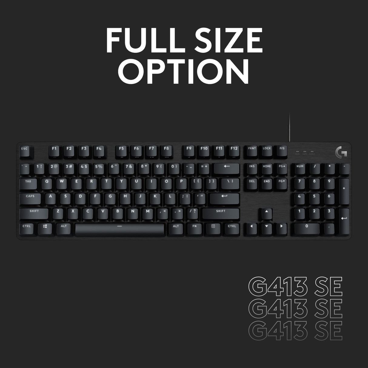 Logitech G413 TKL SE Clavier de jeu mécanique
