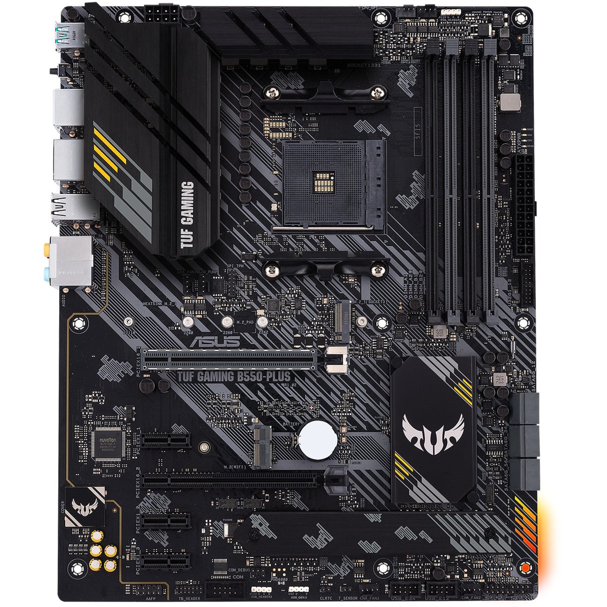 Carte mère Asus tuf gaming b550-plus socket am4 (noir, raid, 2.5gb-lan, son, atx)
