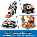Lego City - Jouet de construction base spatiale et rampe de lancement de fusée (60434)
