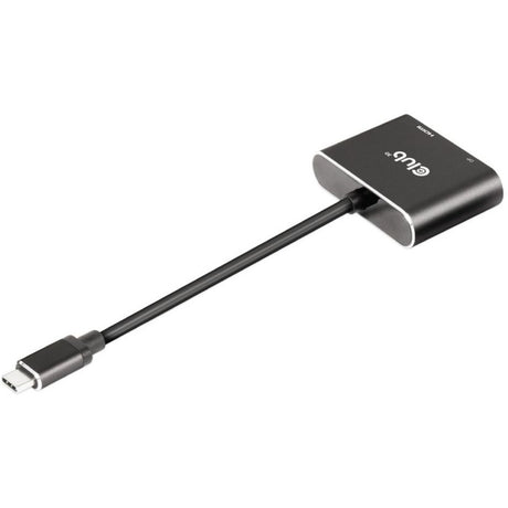 Club 3D MST Hub USB3.2 Gen2 Type-C (DP Alt-Mode) vers DisplayPort + HDMI 4K60Hz M-F (Noir)