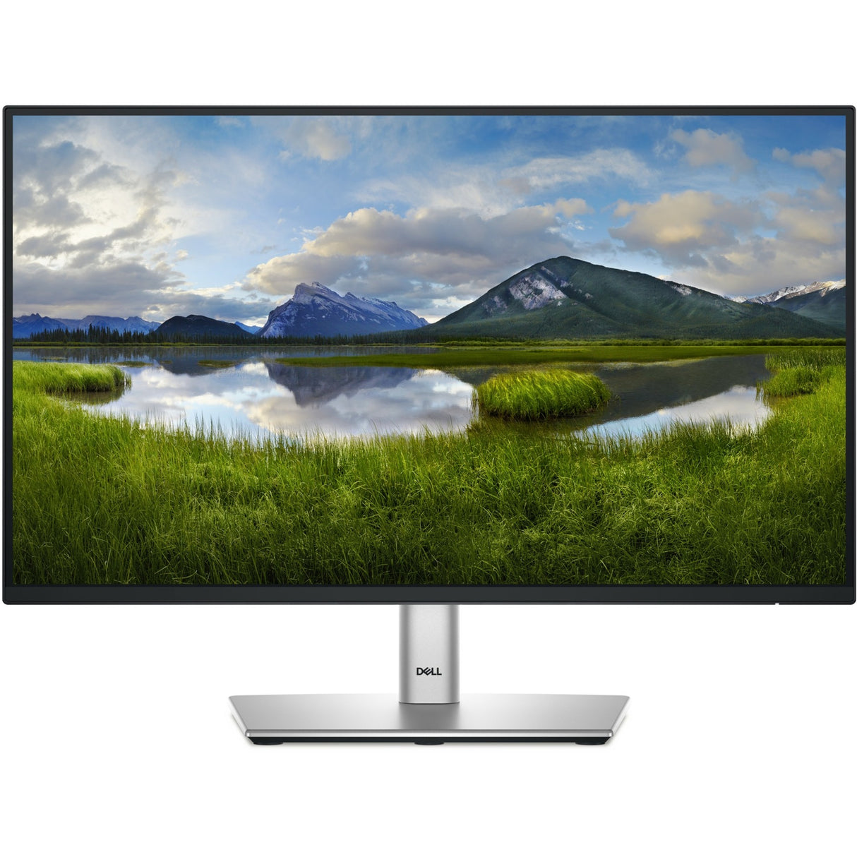 Moniteur Dell p2225h 21,5 (noir argent, HDMI, port d'affichage, 3x USB-A, USB-B, USB-C)