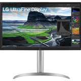 Moniteur LG Ultrafine 27UQ850V-W 27 4K UHD (blanc argent, 2x HDMI, Display Port, 2x USB-A, USB-B, USB-C)
