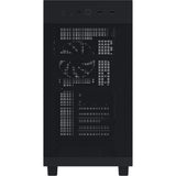 Asus prime ap303 - tempered glass panel midi tower behuizing (zwart | 2x usb-a | 1x usb-c | tempered glass)